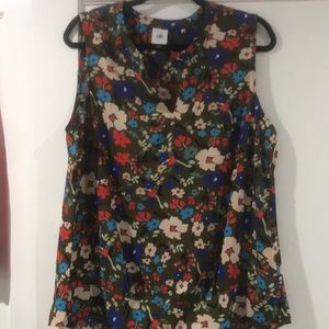 Cabi Floral blouse.  Large. Excellent condition